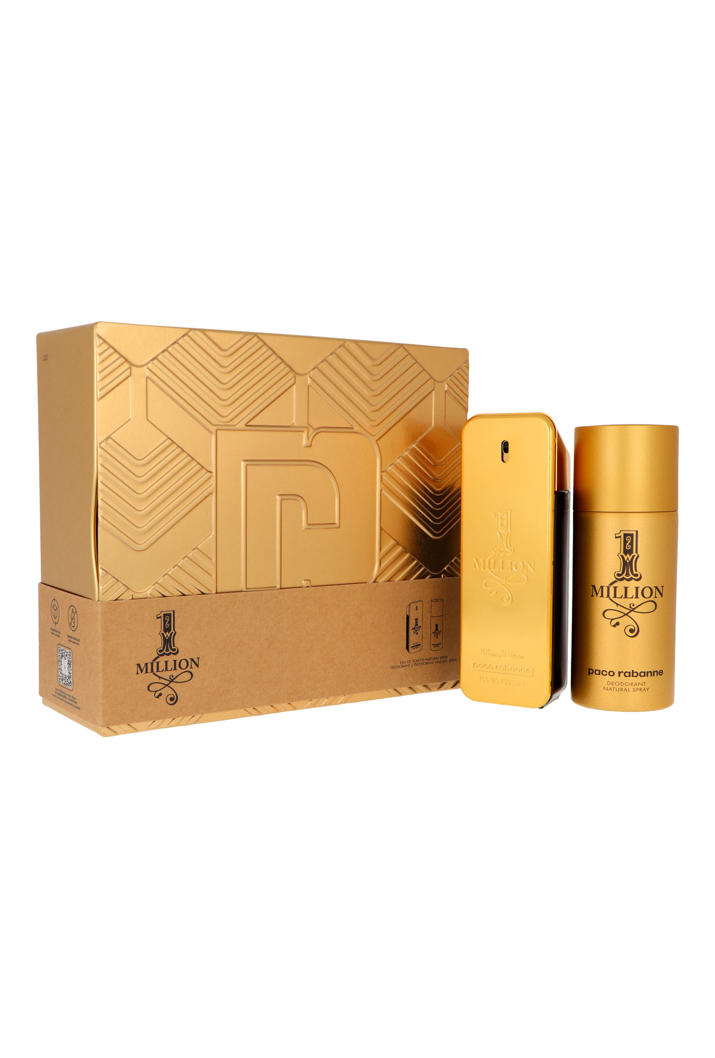 Zestaw Paco Rabanne 1 Million Edt 100ml + Deodorant 150ml