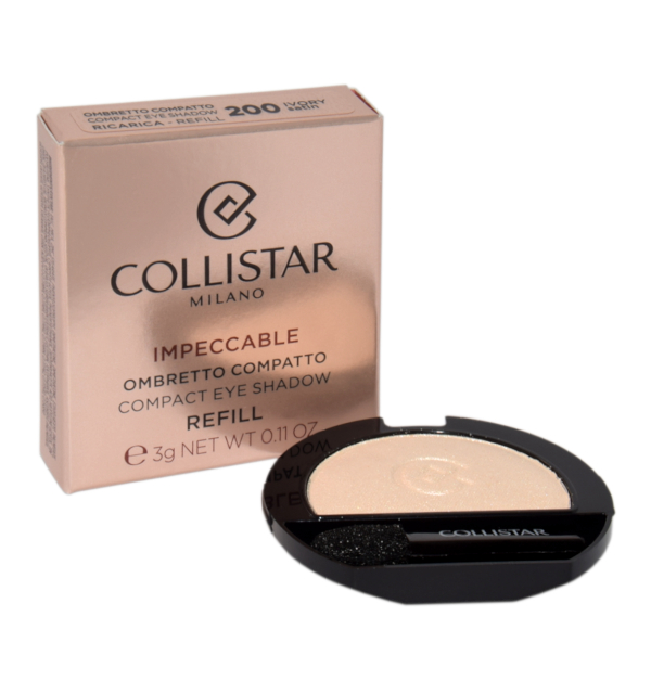 Zdjęcie produktu Collistar Impeccable Compact Eye Shadow 200 Ivory Satin Refill 3g