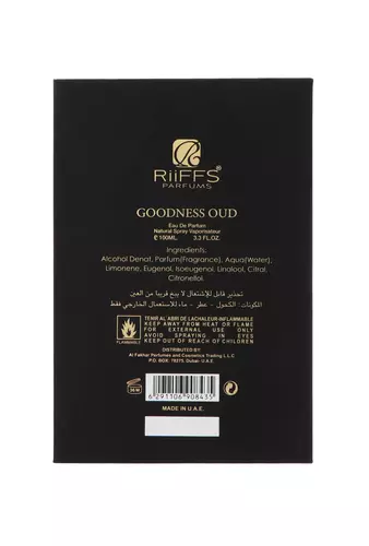Riiffs Goodness Oud Black Edp 100ml miniatura