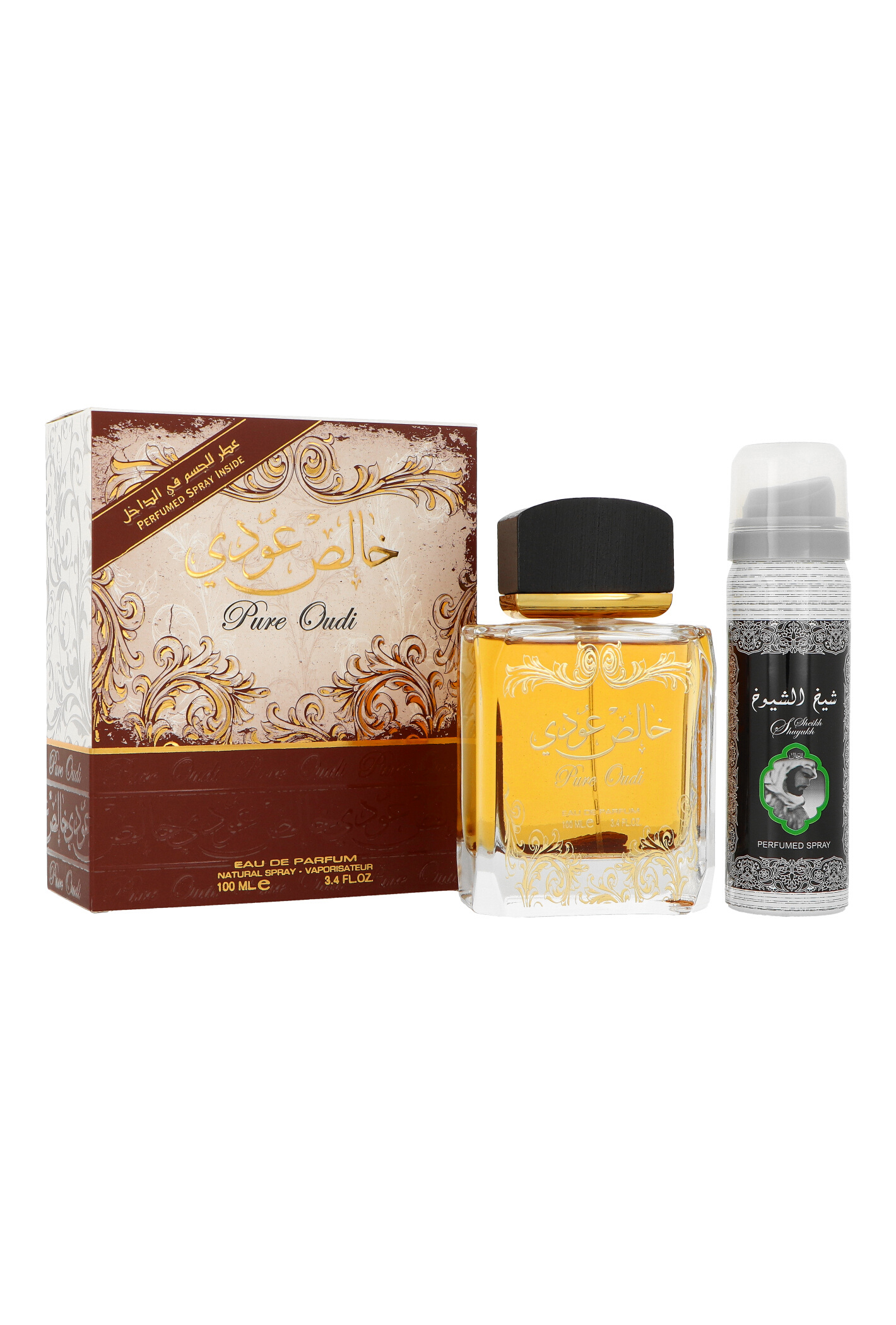 Zestaw Lattafa Pure Oudi Edp 100ml + Deodorant 50ml