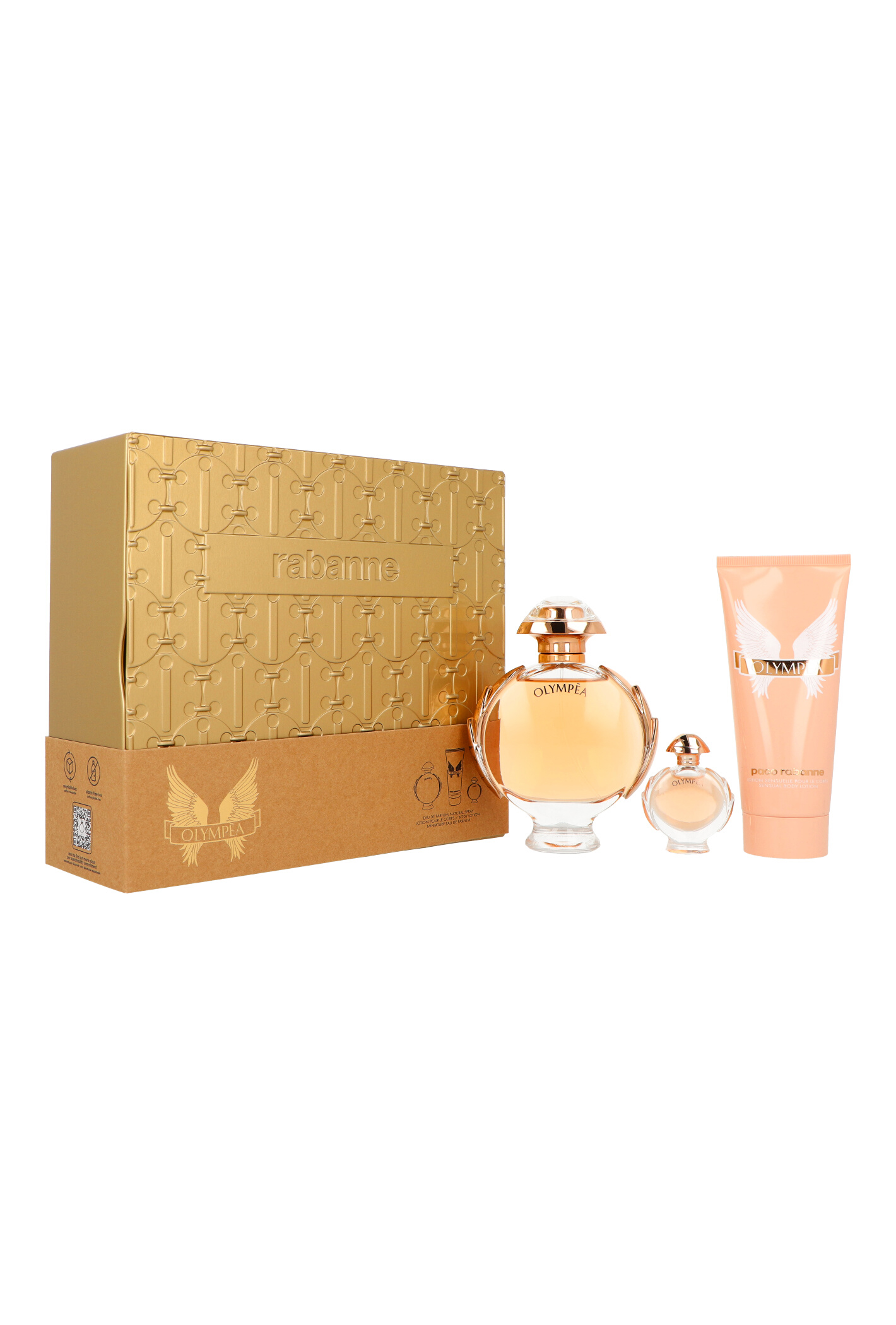 Zestaw Paco Rabanne Olympea Edp 80ml + Body Lotion 100ml + Edp 6ml