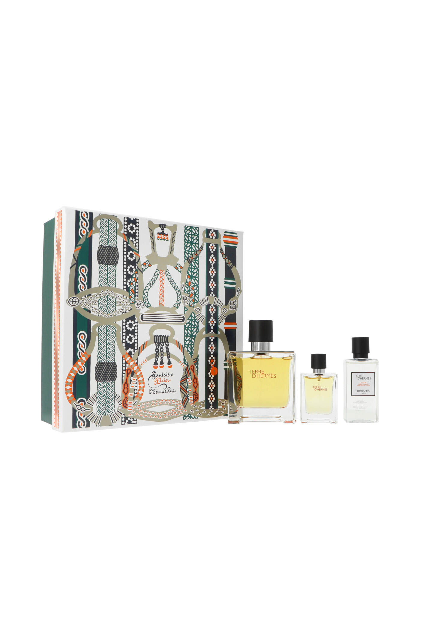 Zestaw Hermes Terre D`Hermes Parfum 75ml + Edp 12,5ml + After Shave Lotion 40ml