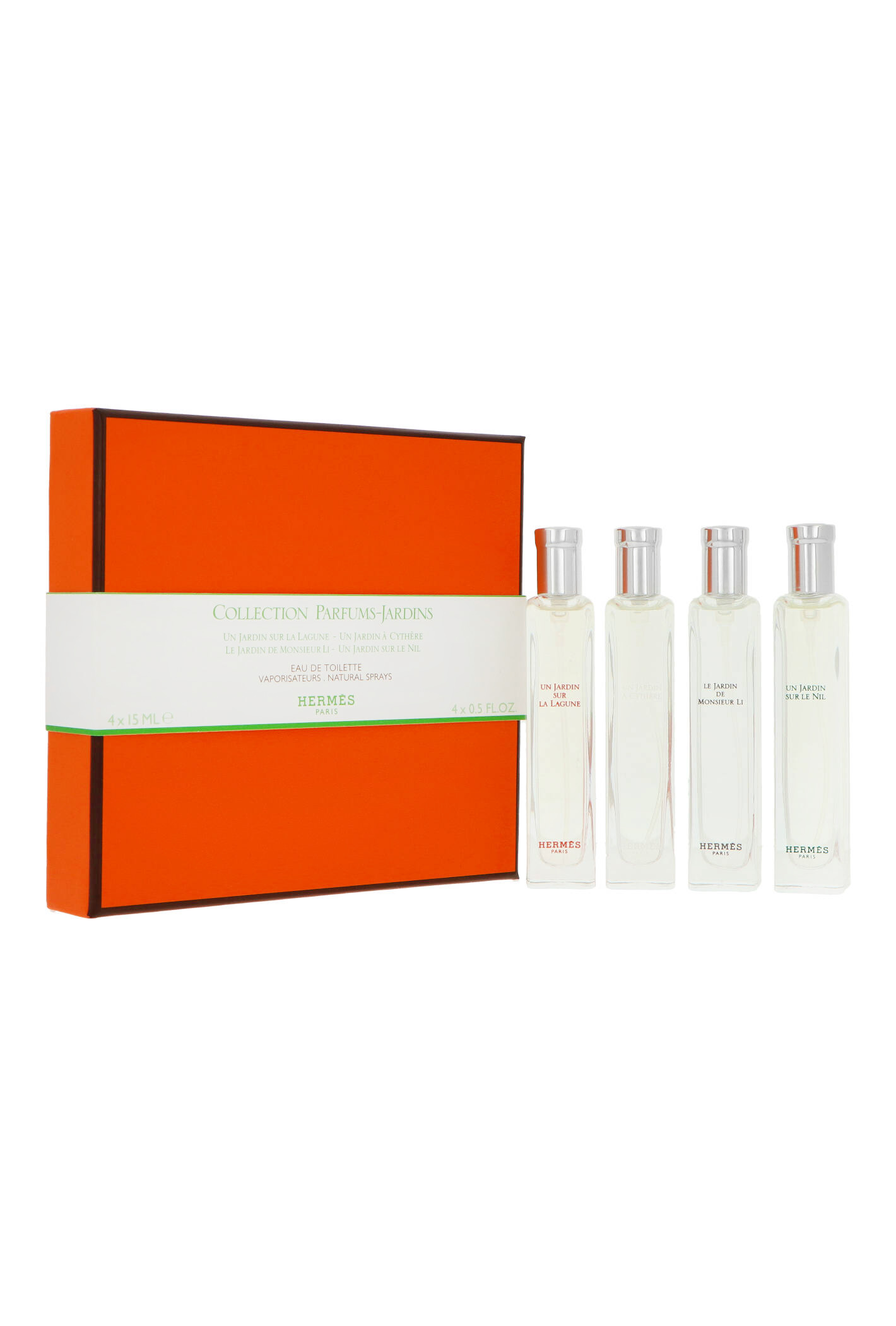 Zestaw Hermes Jardin Un Jardin a Cythere Edt 15ml + Un Jardin Sur Le Nil Edt 15ml + Le Jardin de Monsieur Li Edt 15ml + Un Jardin Sur La Lagune Edt 15ml