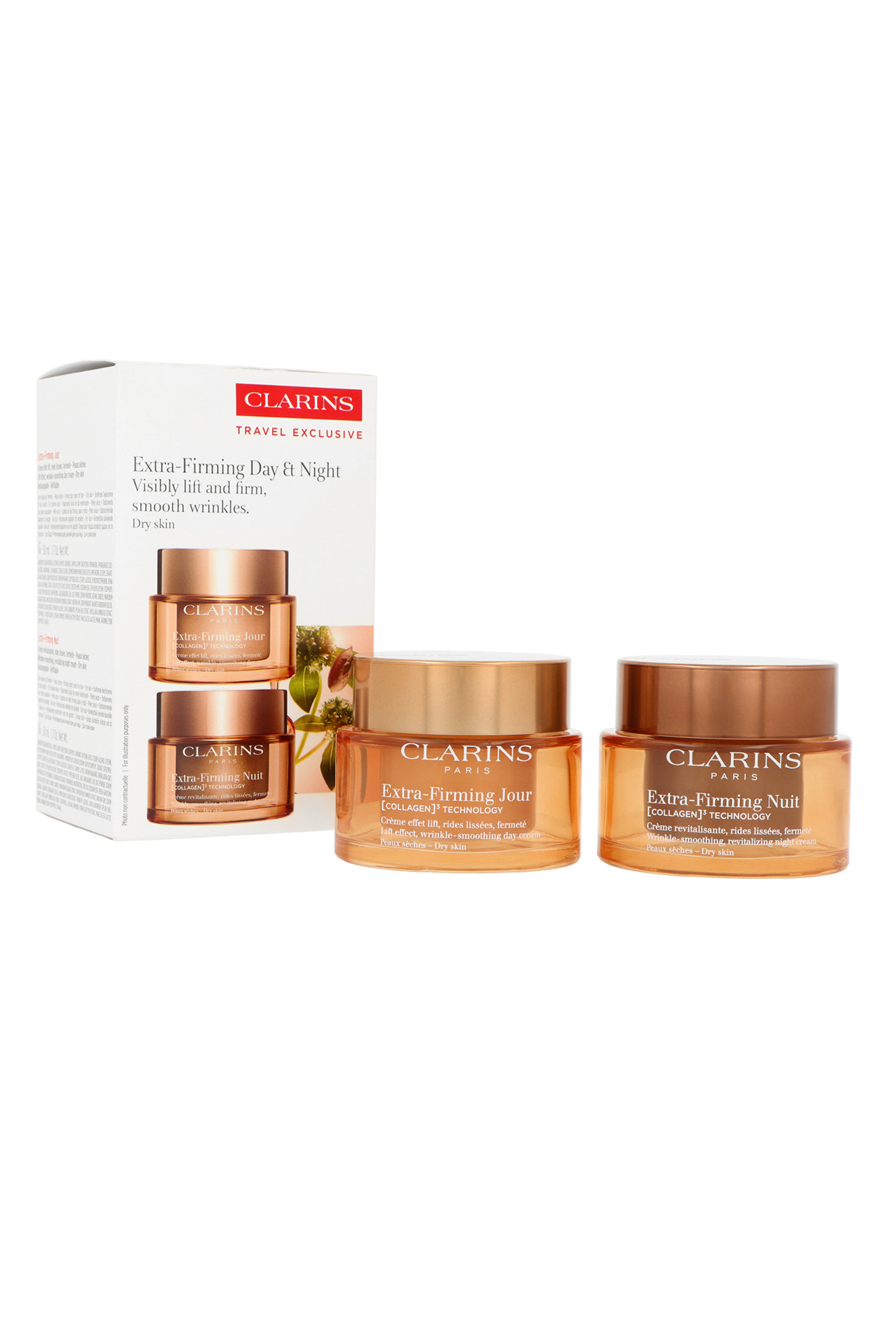 Zestaw Clarins Extra Firming Partners Day Cream 50ml + Night Cream 50ml