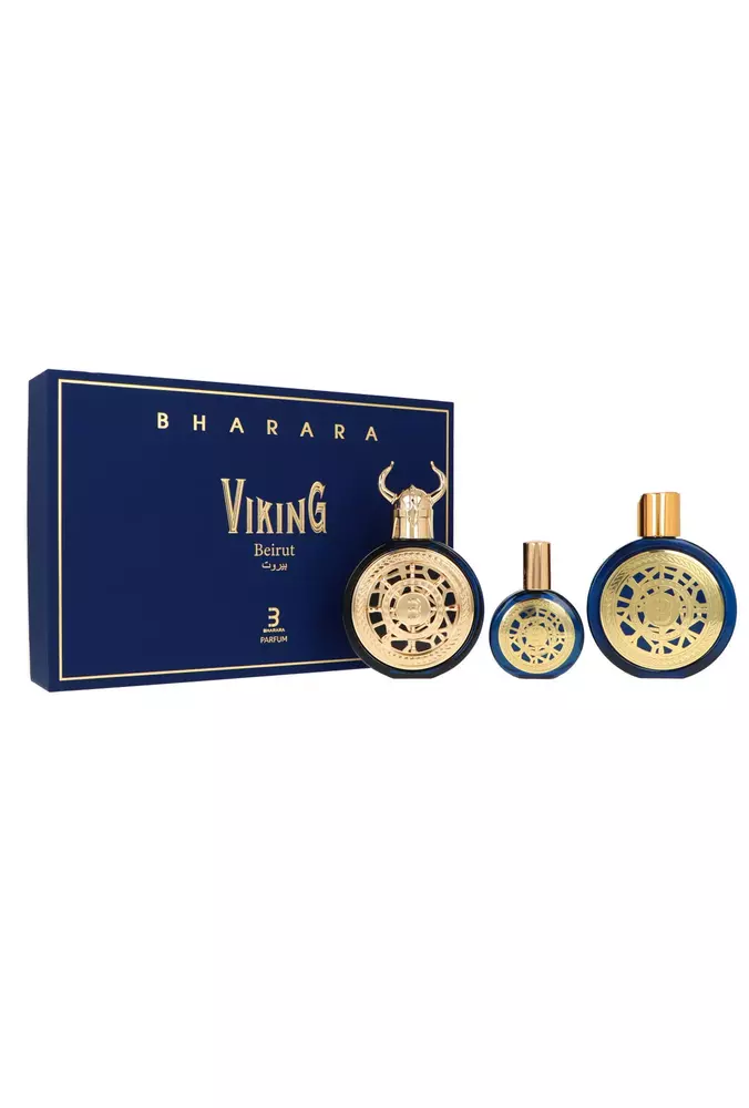 Zestaw Bharara Viking Beirut Edp 100ml + Parfum 30ml + Body Lotion 180ml miniatura