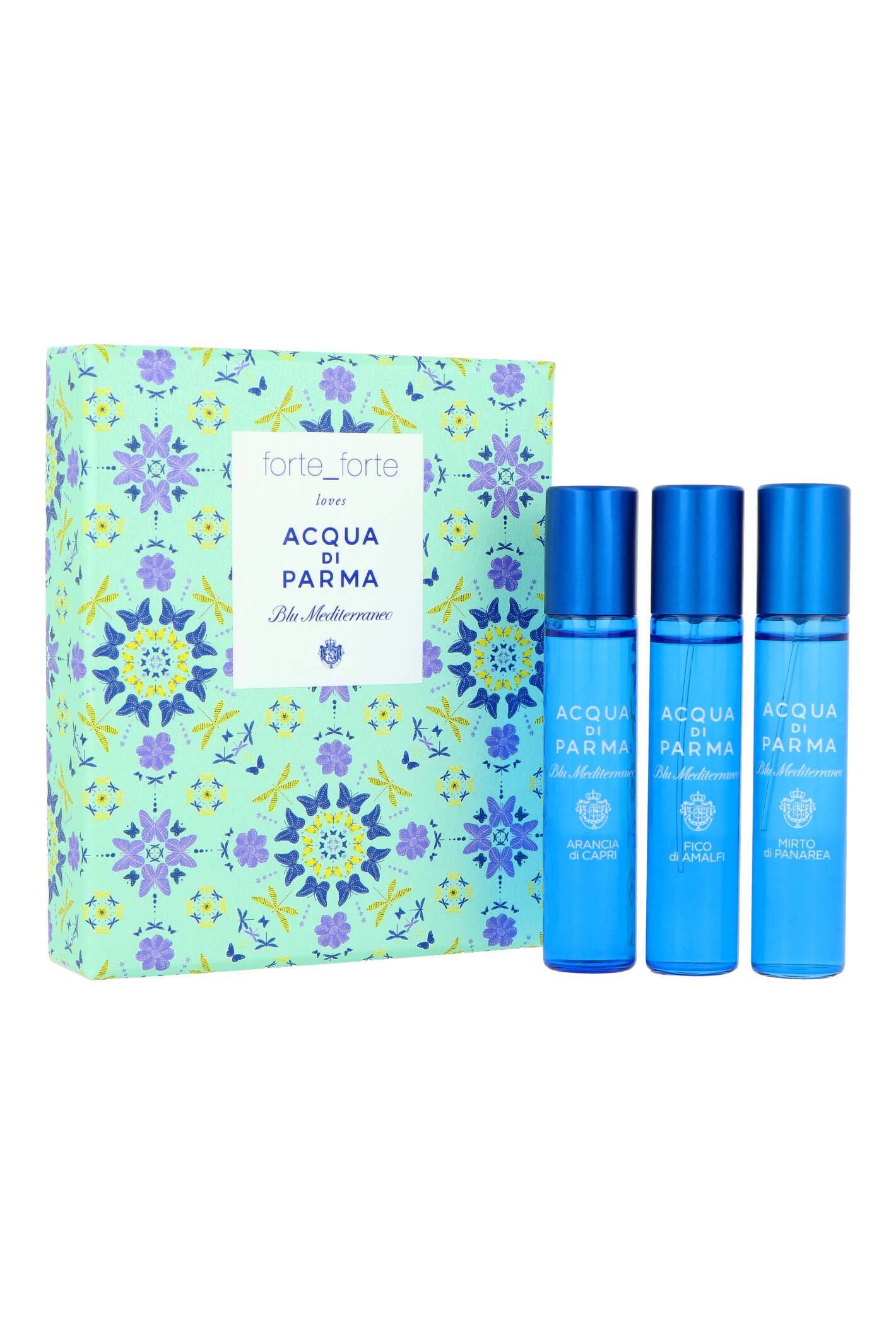 Zestaw Acqua Di Parma Blu Mediterraneo Arancia di Capri Edt 12ml + Fico di Amalfi Edt 12ml + Mirto di Panarea Edt 12ml