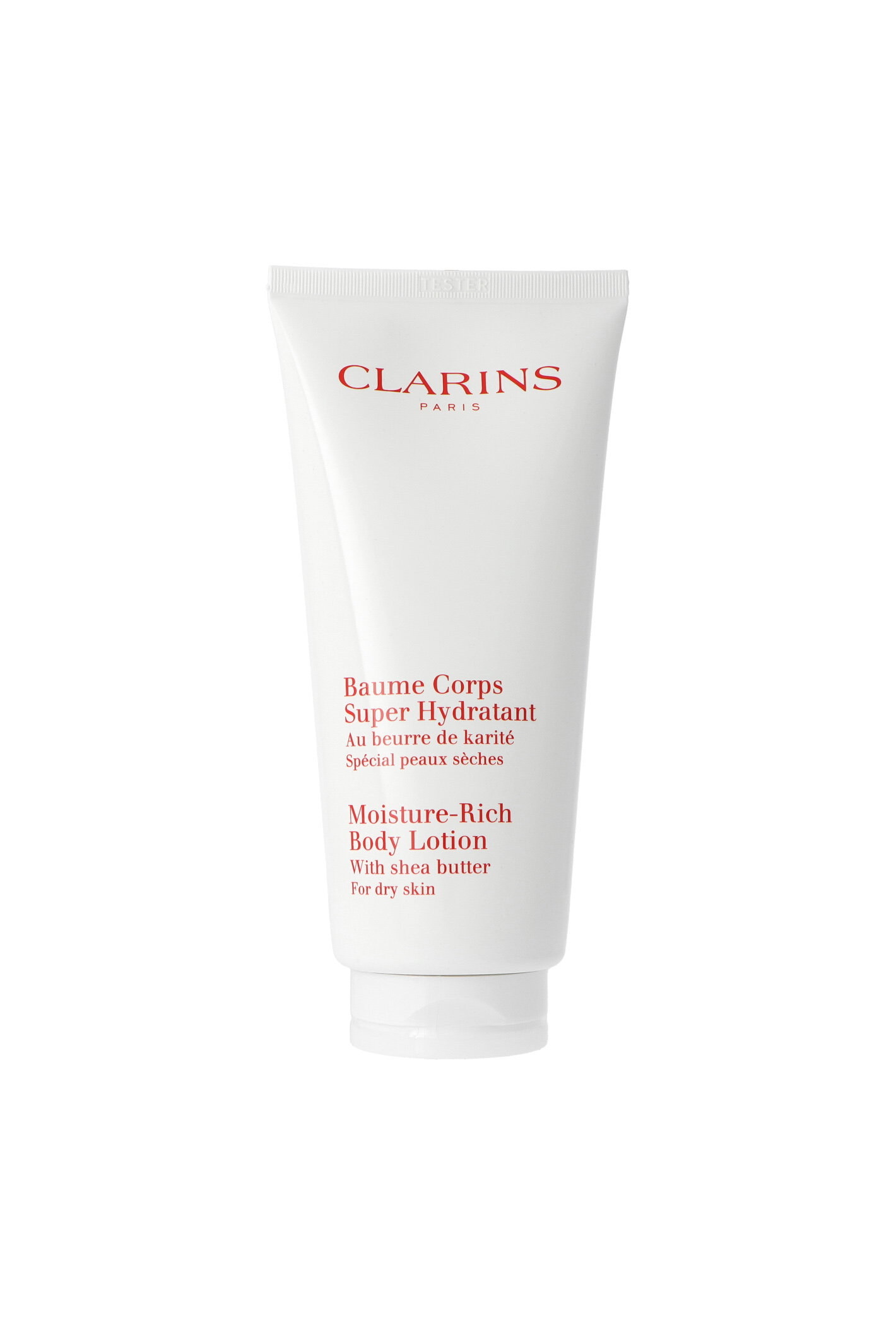 Tester Clarins Moisture Rich Body Lotion With Shea Butter For Dry Skin 200ml