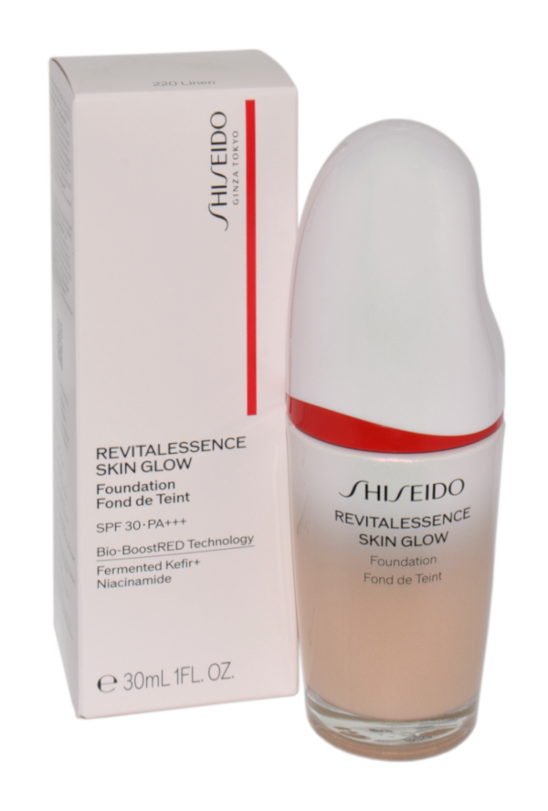 Zdjęcie produktu Shiseido Revitalessence Skin Glow Foundation Spf 30+++ 30ml 220 Linen