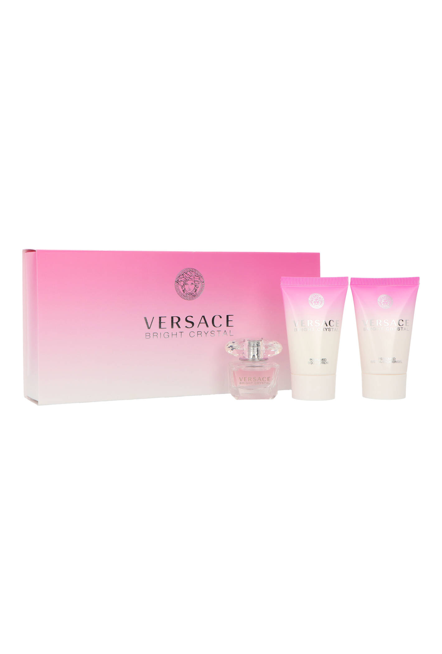 Zestaw Versace Bright Crystal Edt 5ml + Shower Gel 25ml + Body Lotion 25ml