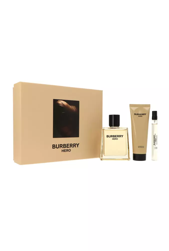 Zestaw Burberry Hero Edt 100ml + Edt 10ml + Shower Gel 75ml miniatura