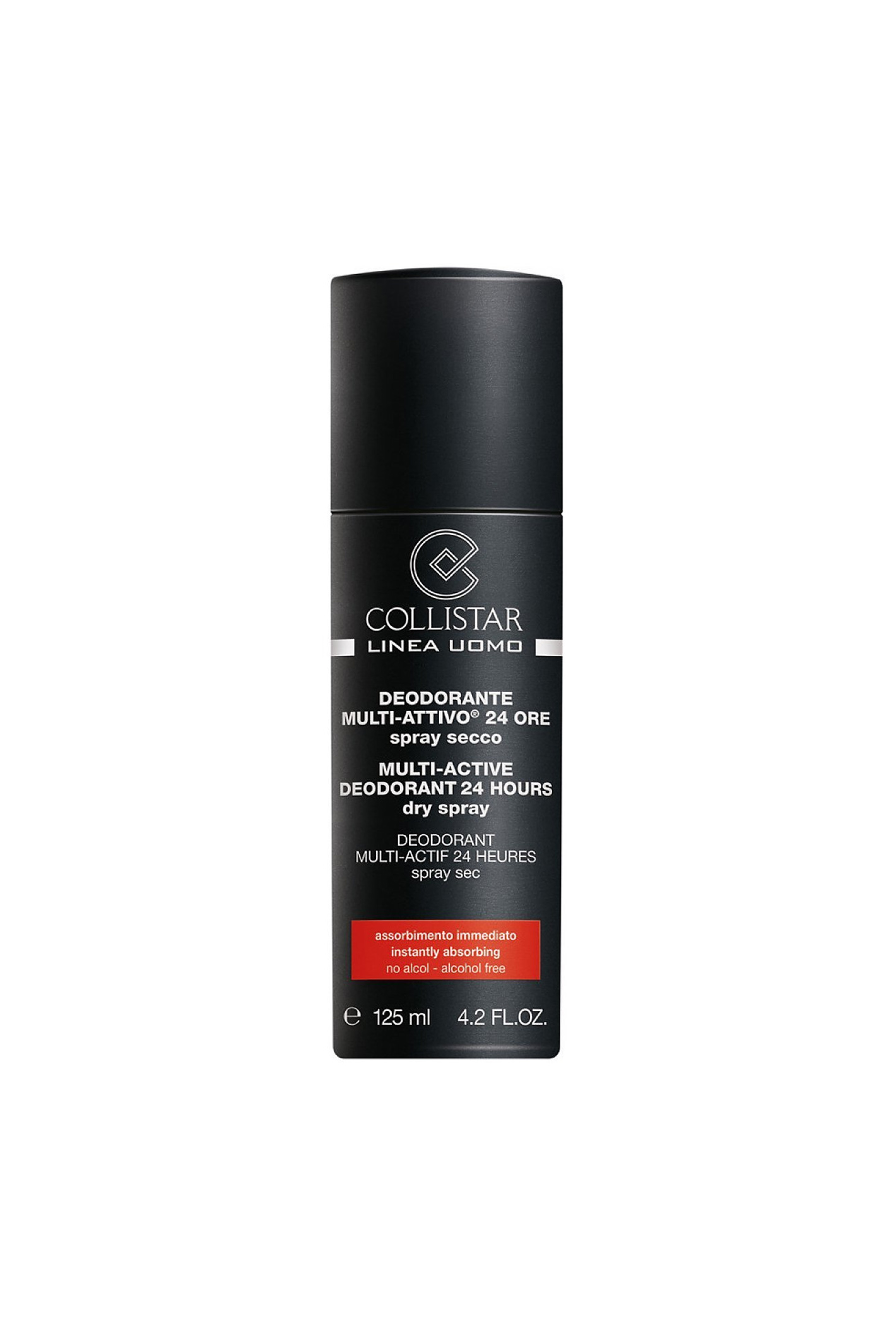 Collistar Linea Uomo Multi-Active 24 Hours Dry Deodorant 125ml
