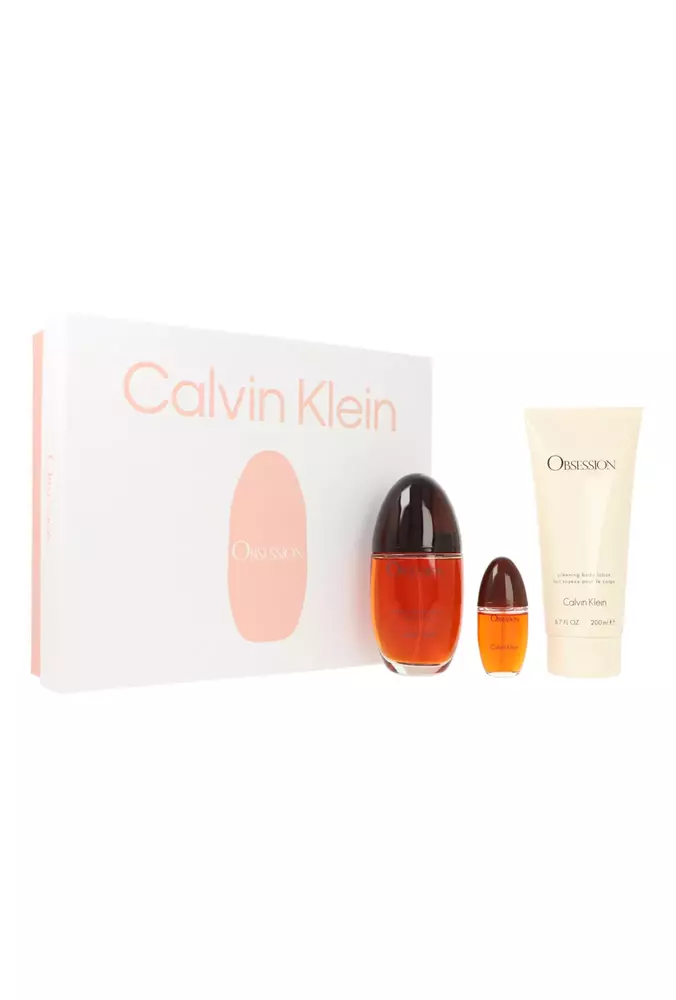 Zestaw Calvin Klein Obsession Edp 100ml + Edp 15ml + Body Lotion 200ml miniatura