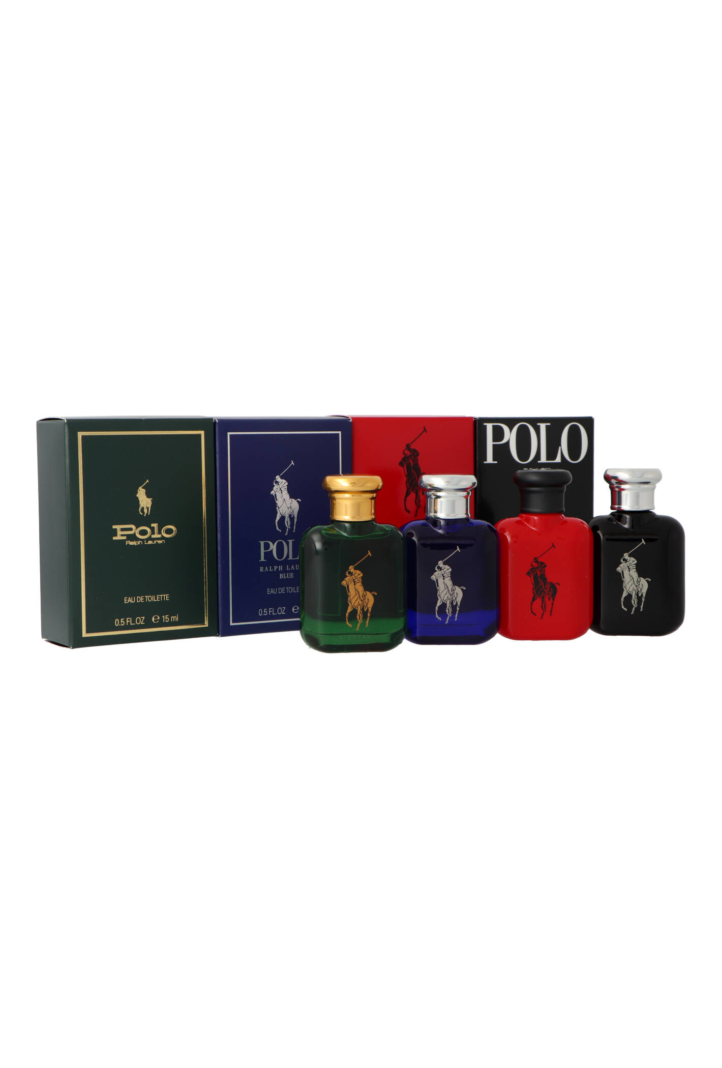 Zestaw Ralph Lauren World Of Polo Miniature Edt 4x15ml: Polo Red + Polo Blue + Polo + Polo Black