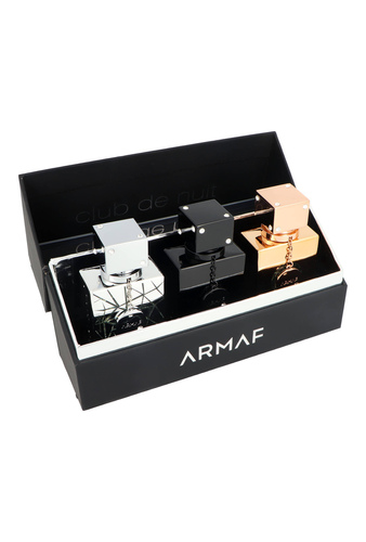 Zestaw Armaf Club de Nuit Black Edp 3x30ml: Sillage + Milestone + Intense Man miniatura