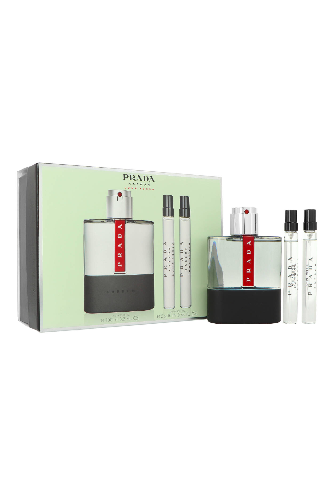 Zestaw Prada Luna Rossa Carbon Edt 100ml + Edt 2x10ml