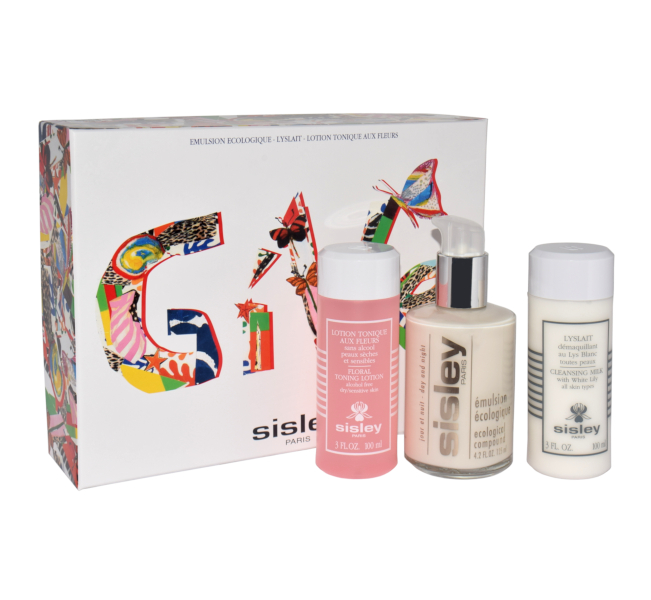 Zestaw Sisley Emulsion Ecologique 125ml + Cleansing Milk With White Lily All Skin 100ml + Floral Tonning Lotion 100ml