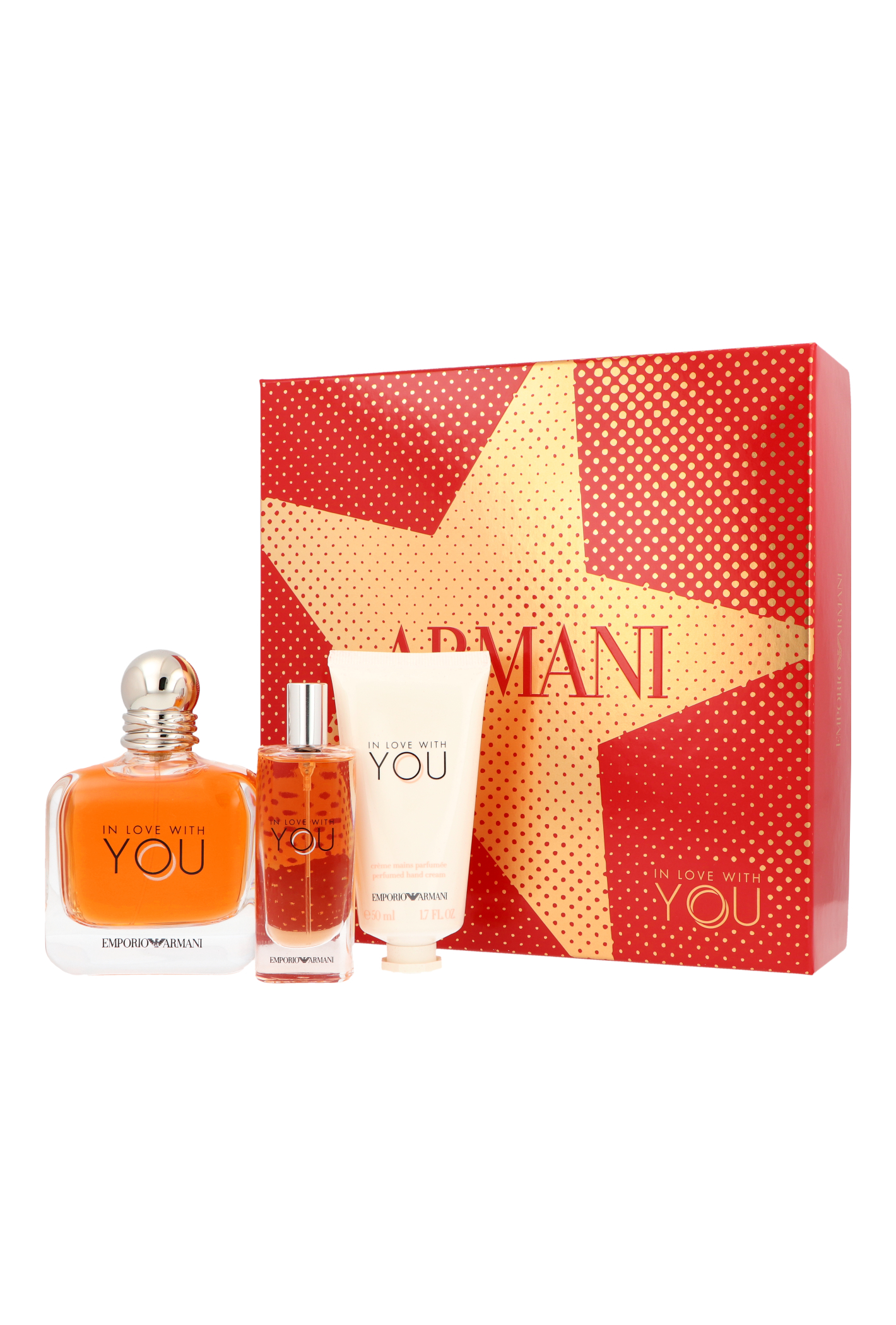 Zestaw Armani Emporio In Love With You Edp 100ml + Edp 15ml + Hand Cream 50ml