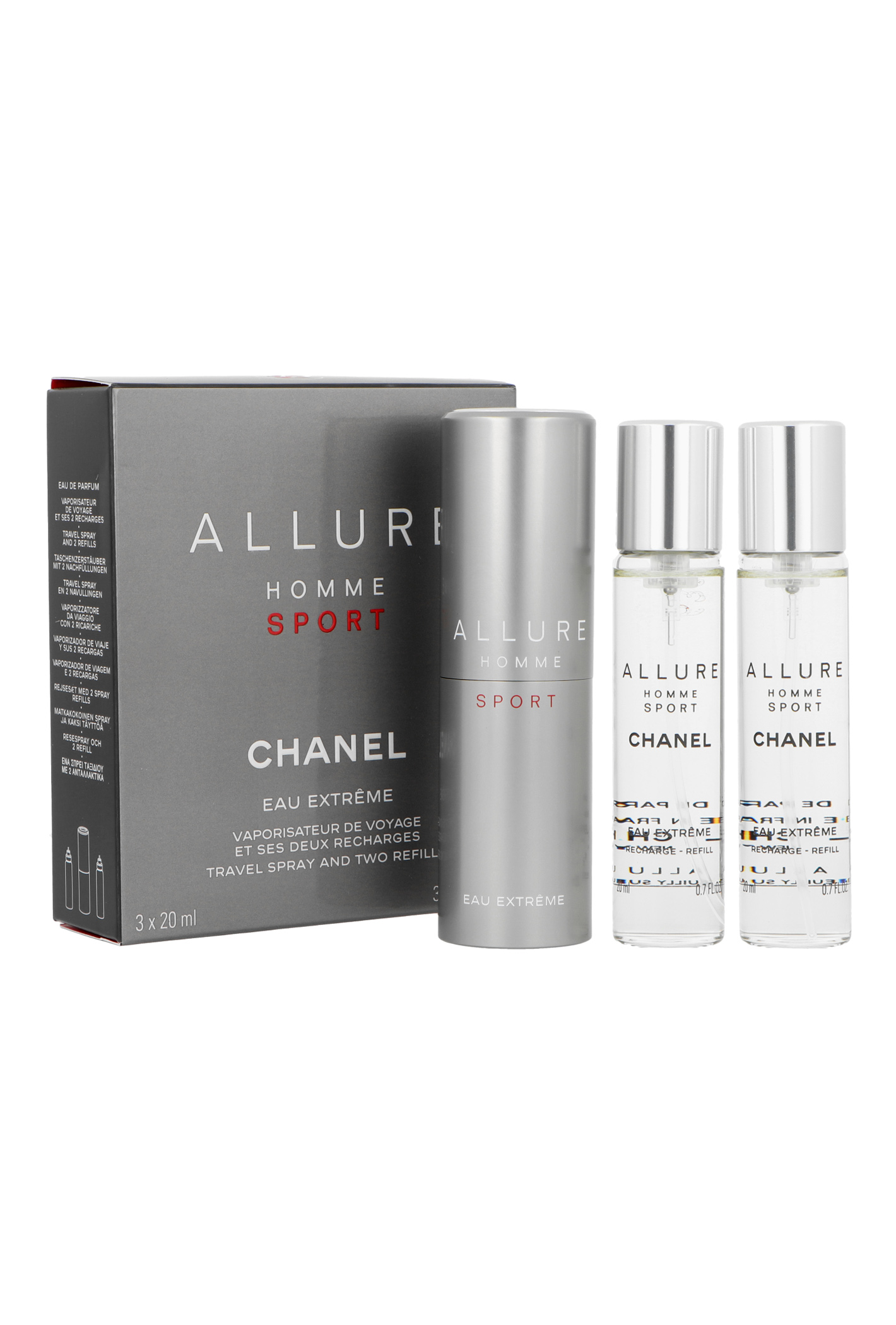 Zestaw Chanel Allure Homme Sport Eau Extreme Edp 3x20ml