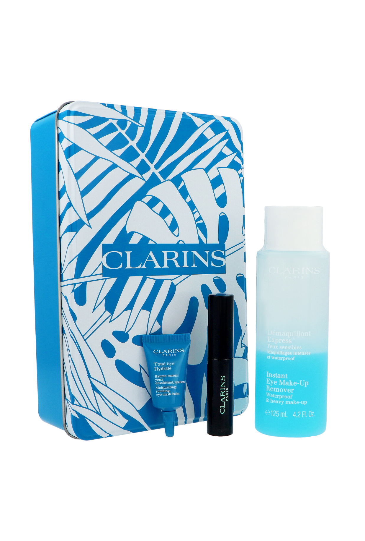 Zestaw Clarins Collection Lift Effect Instant Eye Make Up Remover 125ml + Total Eye Hydrate 3ml + Mascara 3ml