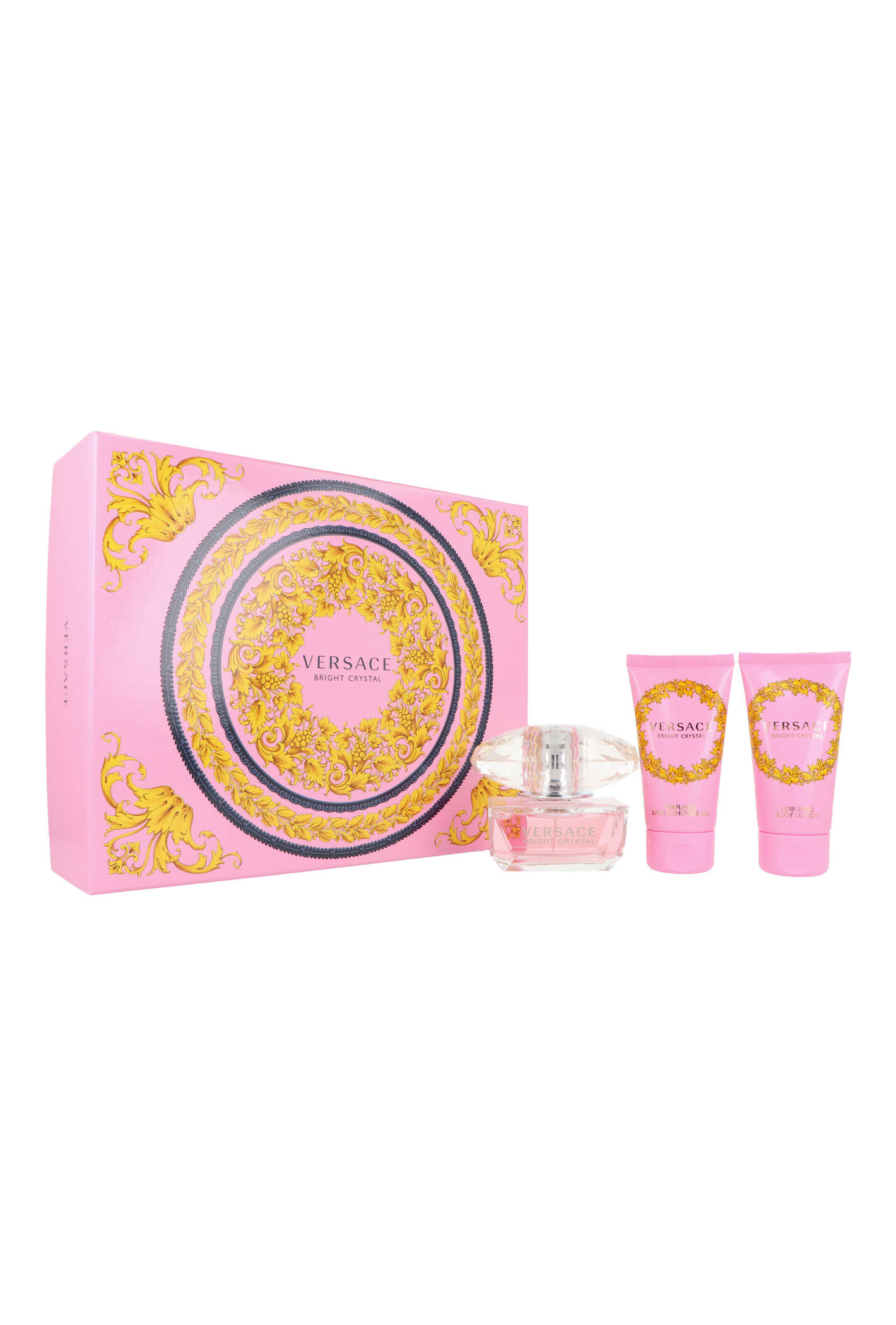 Zestaw Versace Bright Crystal Edt 50ml + Shower Gel 50ml + Body Lotion 50ml
