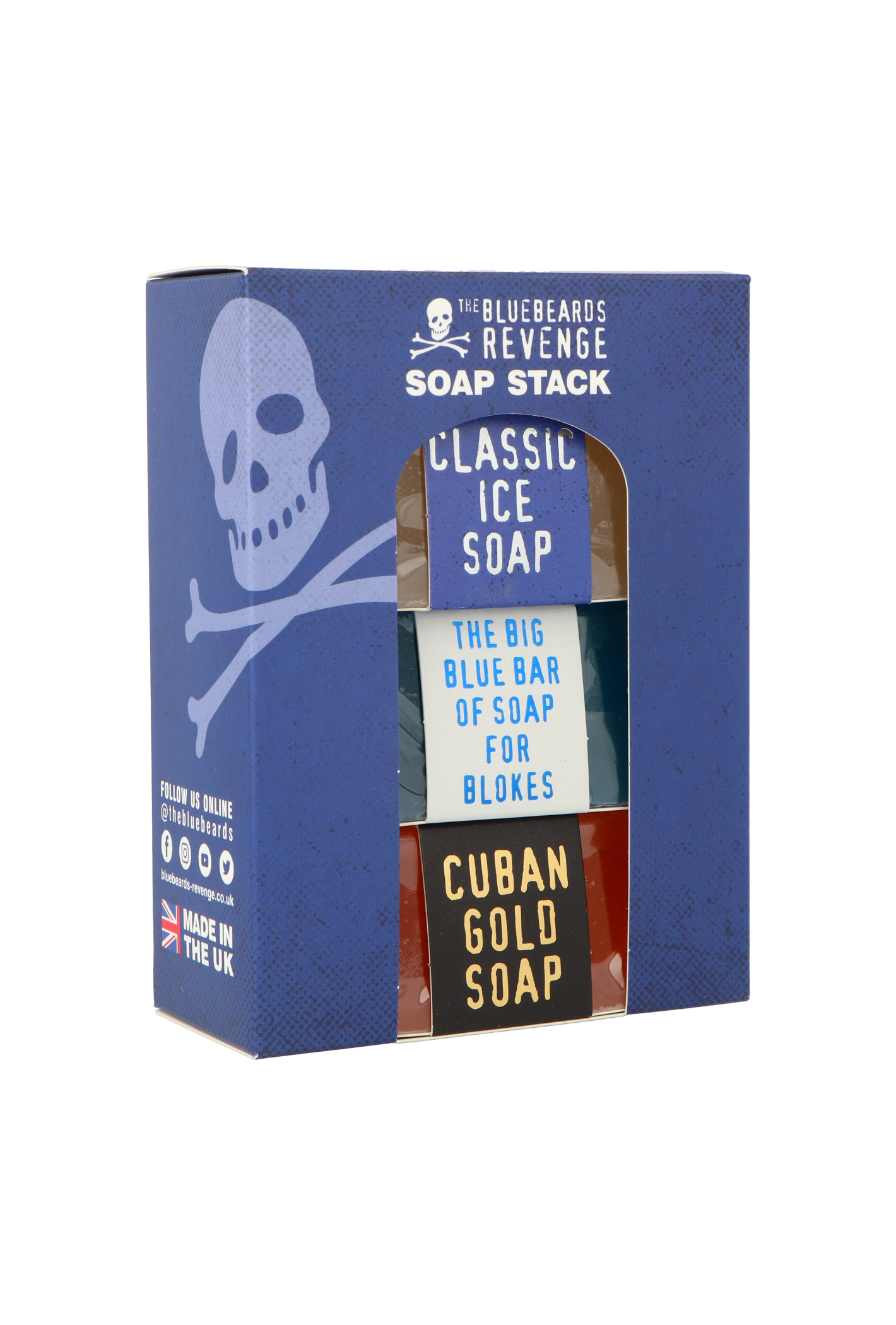 Zestaw The Bluebeards Revenge Soap Stack 3x175g: Classic Ice Soap + The Big BlueBar Of Soap For Blokes + Cuban Gold Soap