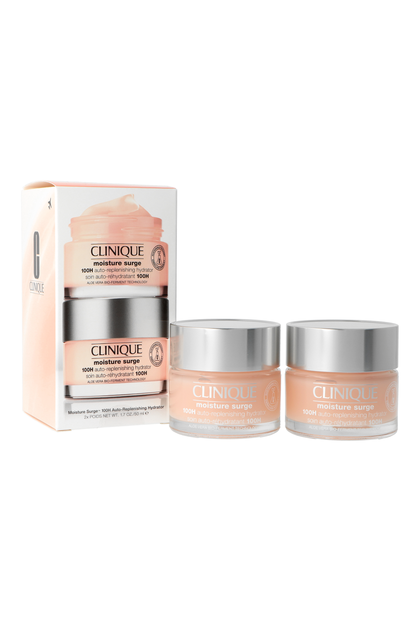 Clinique Moisture Surge 100H Auto-Replenishing Hydrator Duo 2x50ml