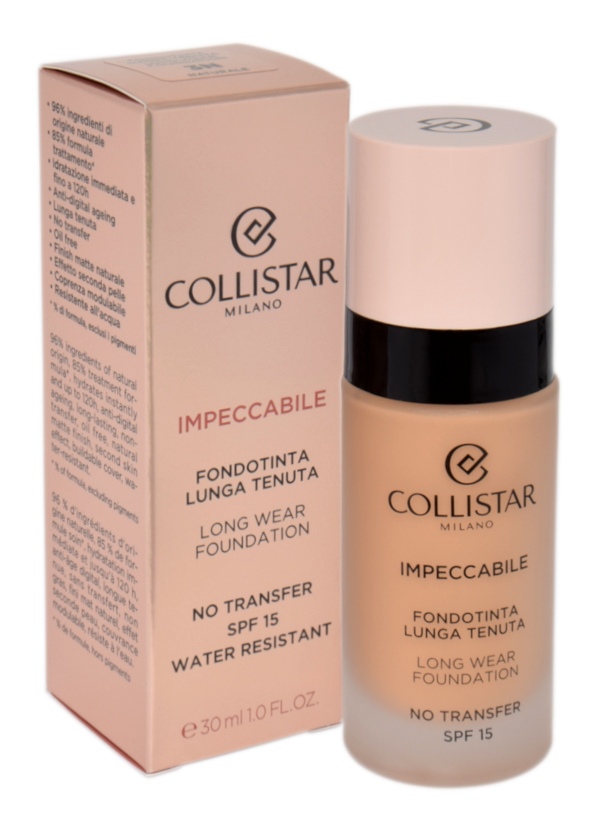 Zdjęcie produktu Collistar Impeccabile Long Wear Foundation Spf 15 3N - Natural 30ml