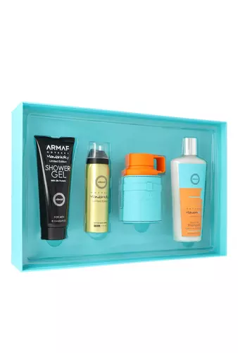 Zestaw Armaf Odyssey Mandarine Sky Edp 100ml + Perfume Body Spray 50ml + Shower Gel 100ml + Shampoo 100ml miniatura