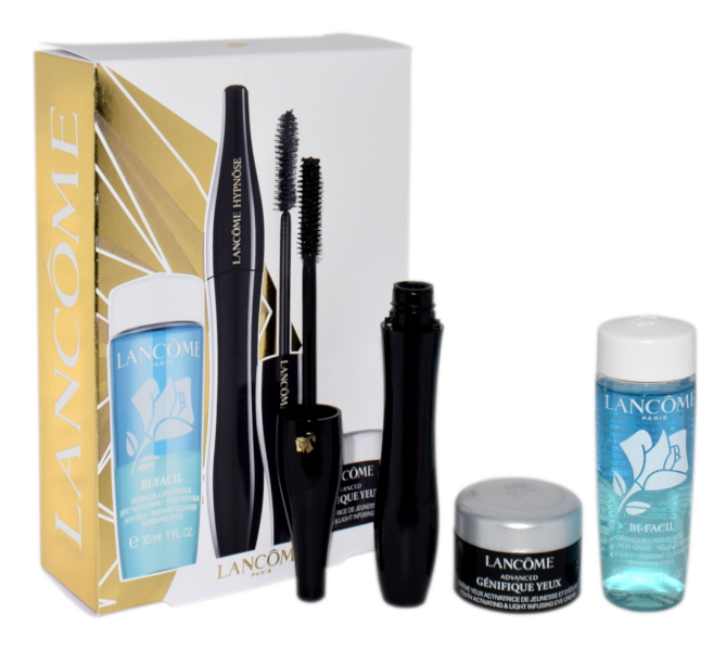 Zestaw Lancome: Hypnose Mascara 01 Noir Hypnotic + Advanced Genifique 5ml + Bi-Facil 30ml
