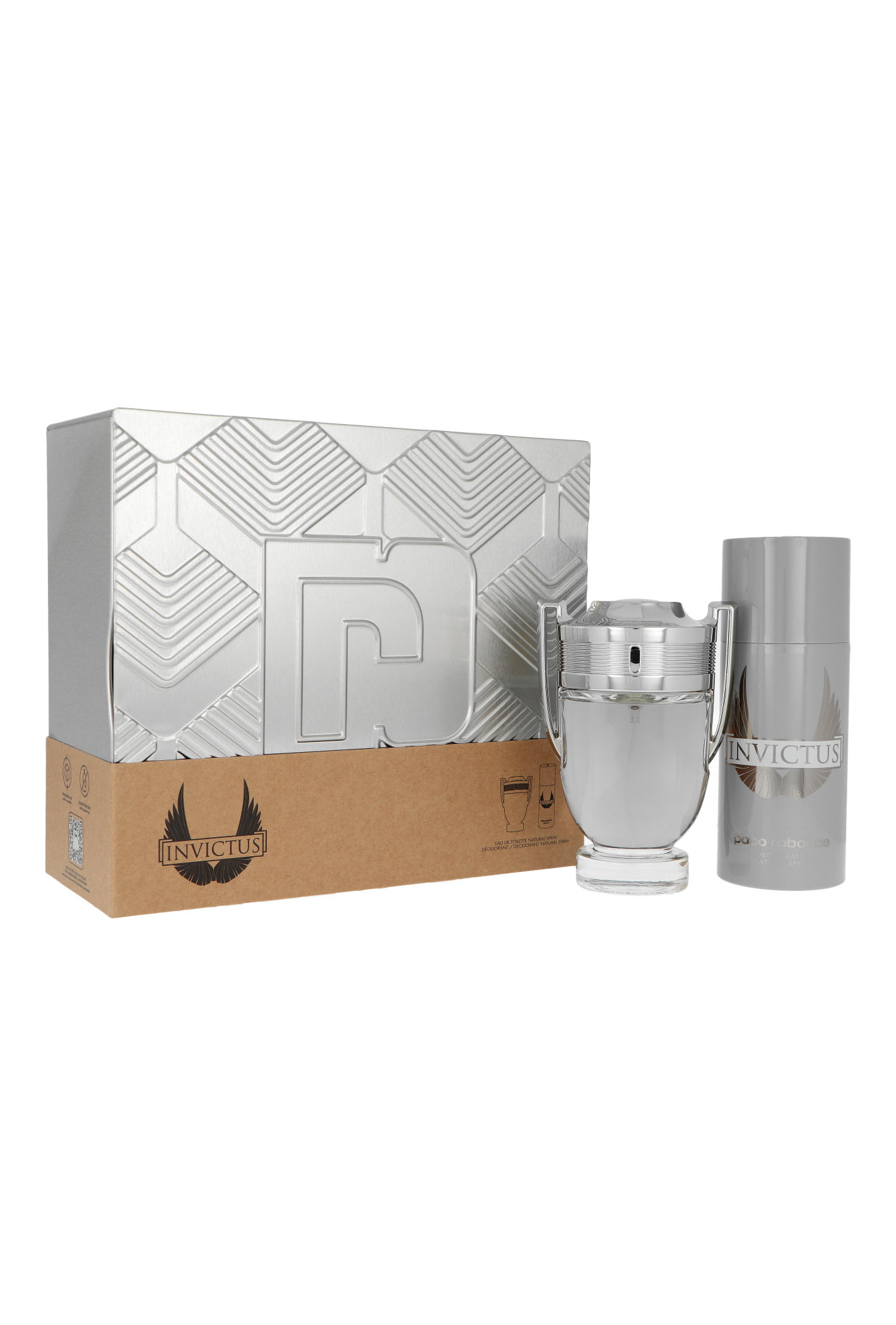 Zestaw Paco Rabanne Invictus Edt 100ml + Deodorant 150ml