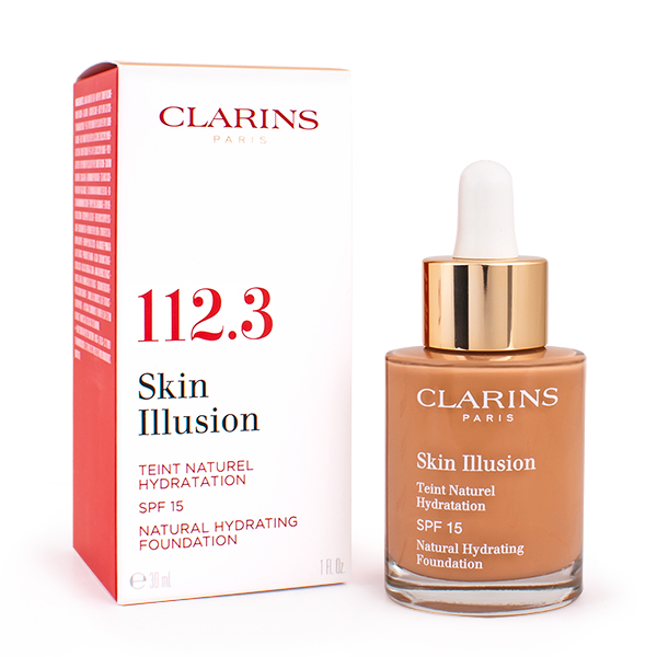 Zdjęcie produktu Clarins Skin Illusion Natural Hydrating Foundation Spf 15 112,3N Sandalwood 30ml