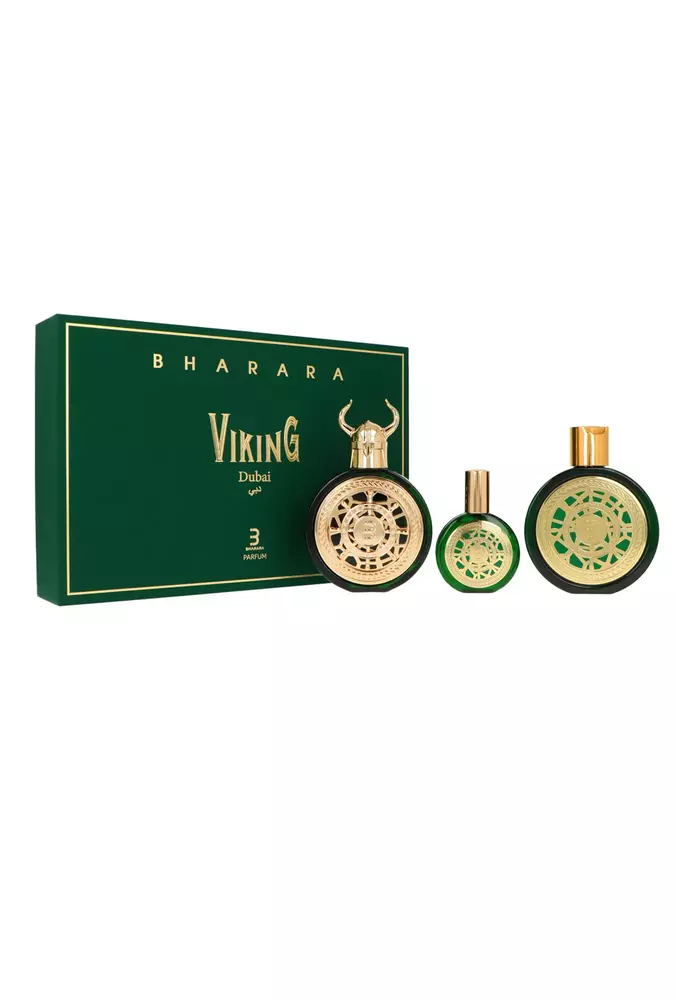 Zestaw Bharara Viking Dubai Edp 100ml + Parfum 30ml + Body Lotion 180ml miniatura