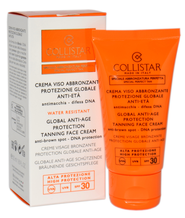 Collistar Global Anti-Age Protection Tanning Face Cream Spf30 50ml