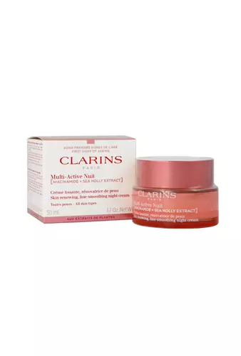 Clarins Multi-Active Creme Nuit Skin Renewing Line-Smoothing Night Cream All Skin Types 50ml miniatura