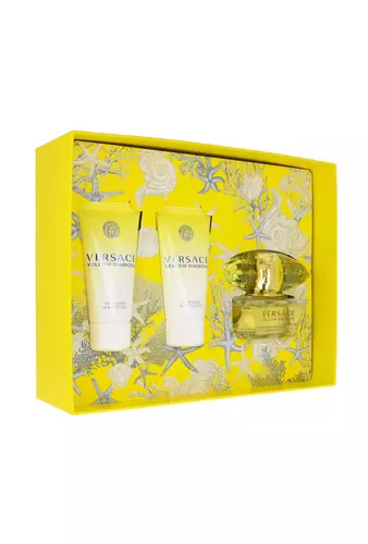 Zestaw Versace Yellow Diamond Edt 50ml + Shower Gel 50ml + Body Lotion 50ml miniatura