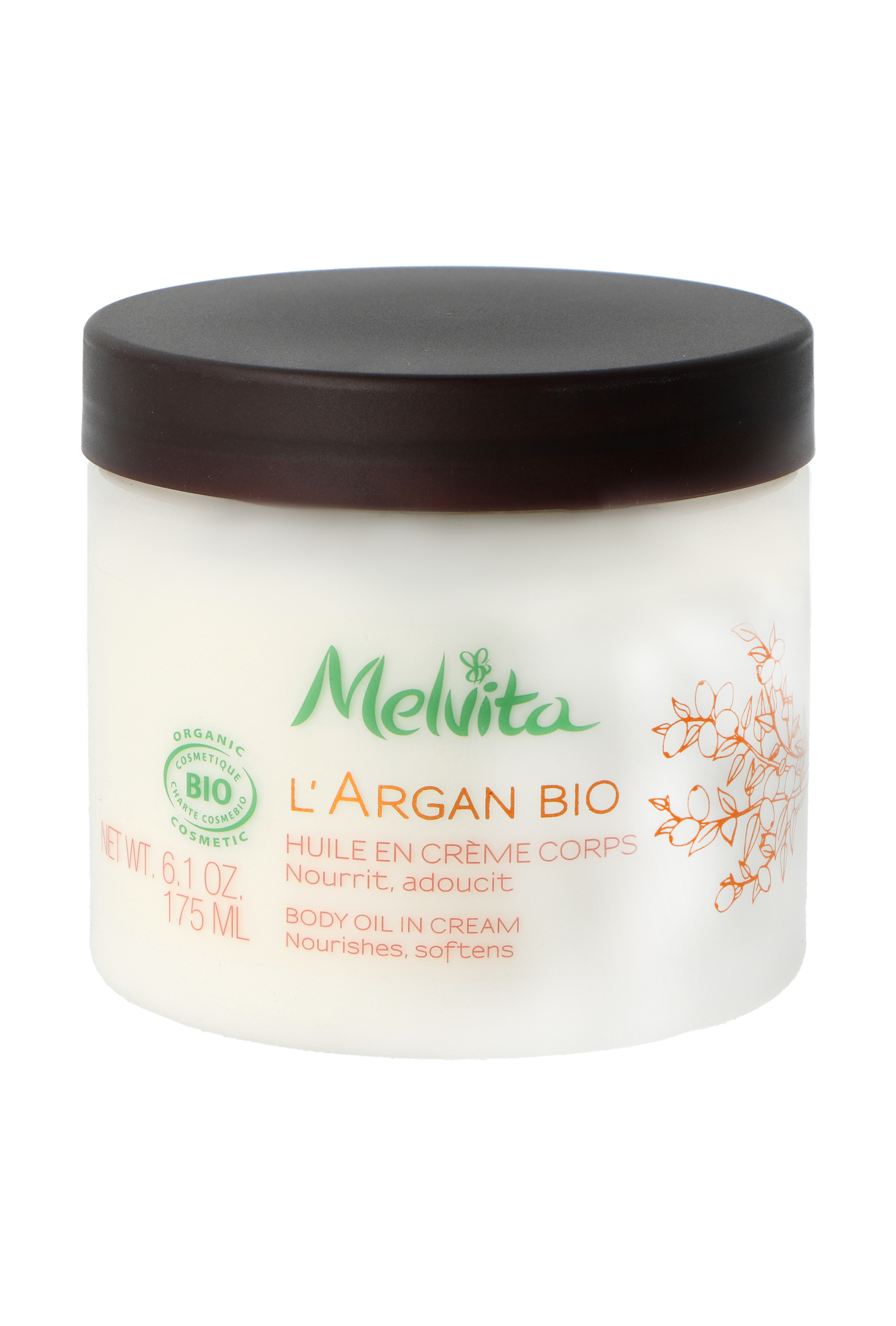 Melvita L`Argan Bio Body Oil In Cream 175ml