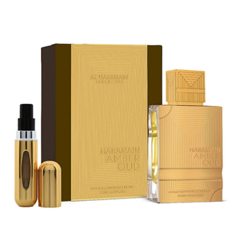 Zestaw Al Haramain Amber Oud Collection 4 x 60ml - Amber Oud Gold Edition + Amber Oud Bleu Edition + Amber Oud White Edition + Amber Oud Carbon Edition