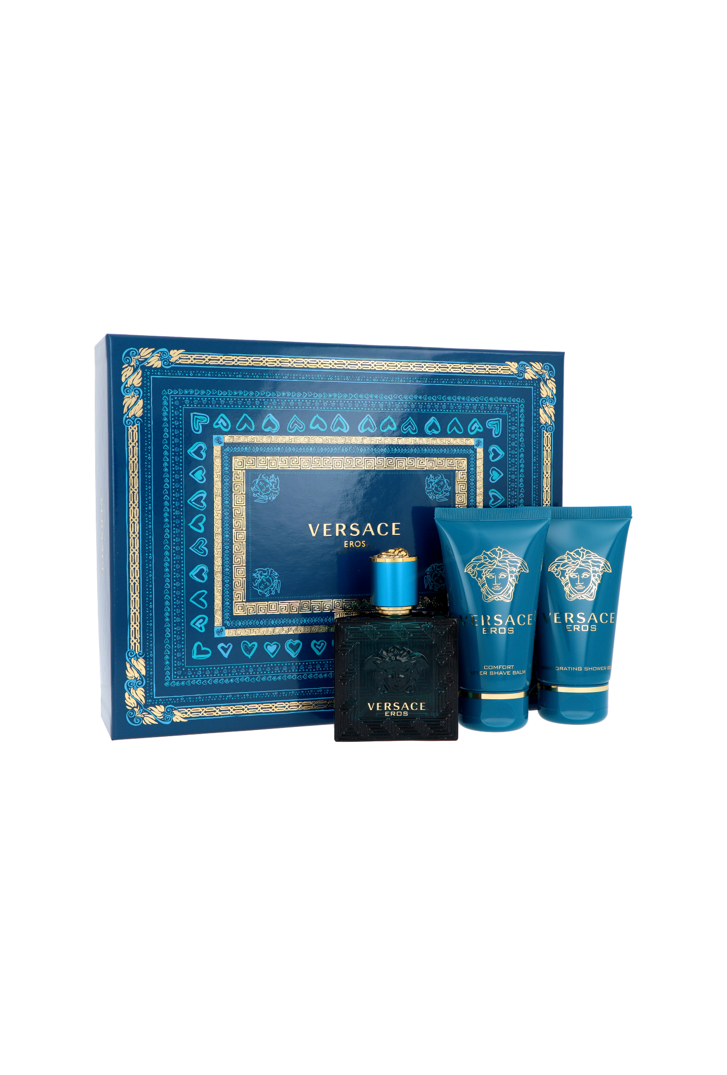 Zestaw Versace Eros Edt 50ml + Shower Gel 50ml + After Shave Balm 50ml