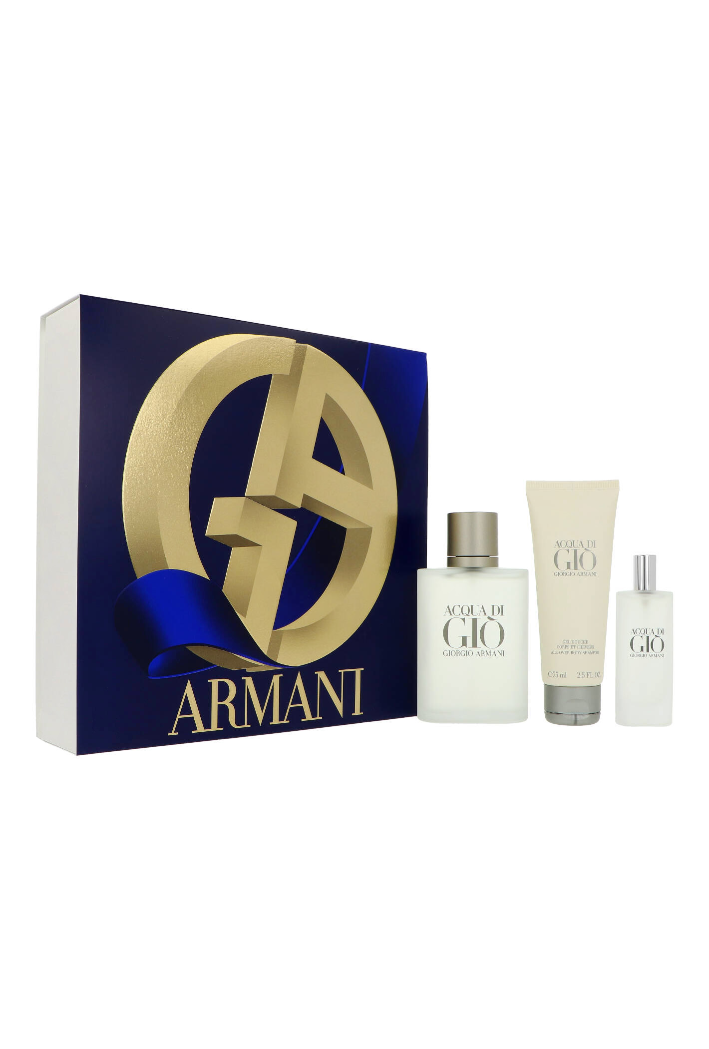 Zestaw Armani Acqua Di Gio Pour Homme Edt 100ml + Edt 15ml + Shower Gel 75ml