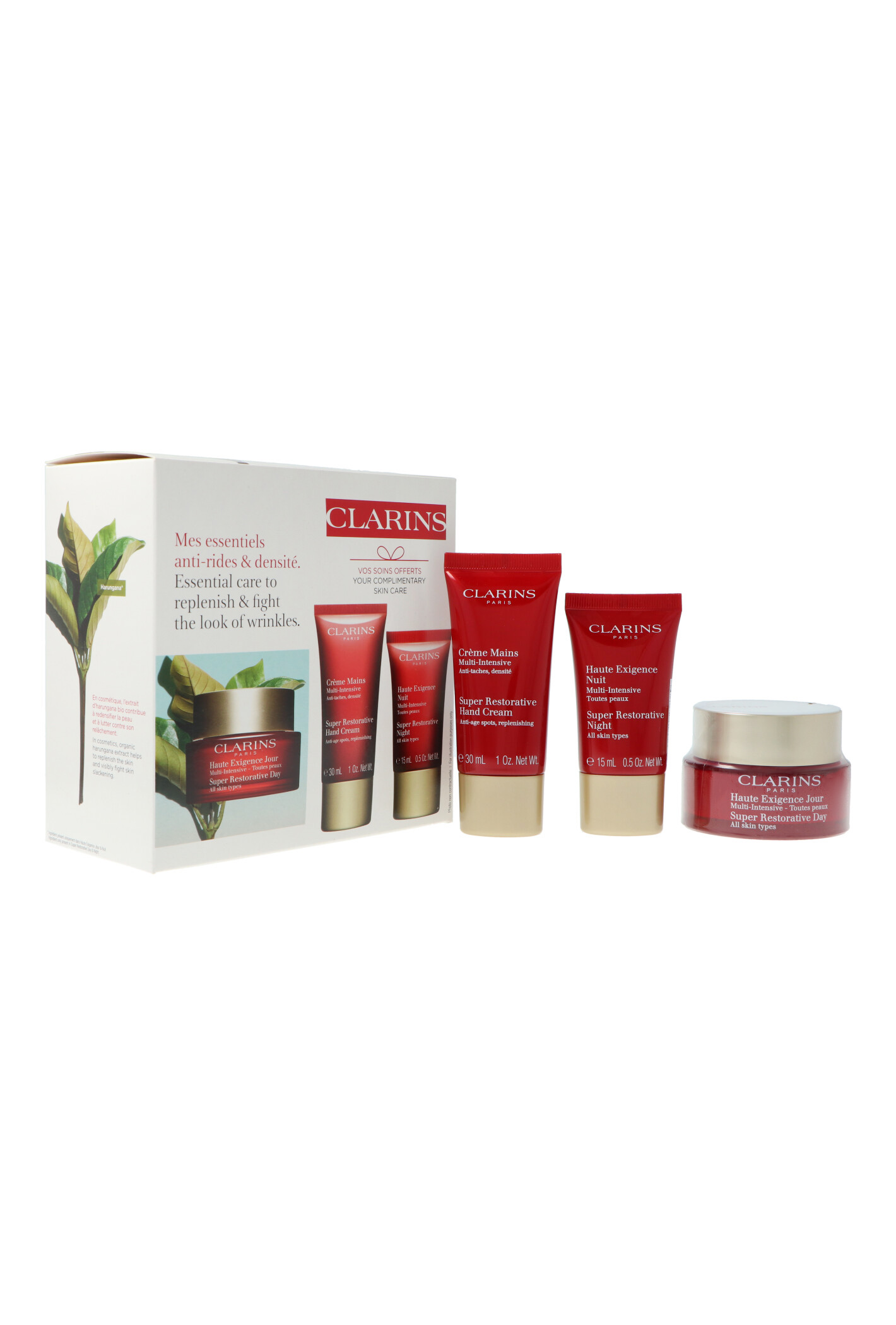 Zestaw Clarins Super Restorative Day Cream 50ml + Super Restorative Hand Cream 30ml + Super Restorative Night 15ml