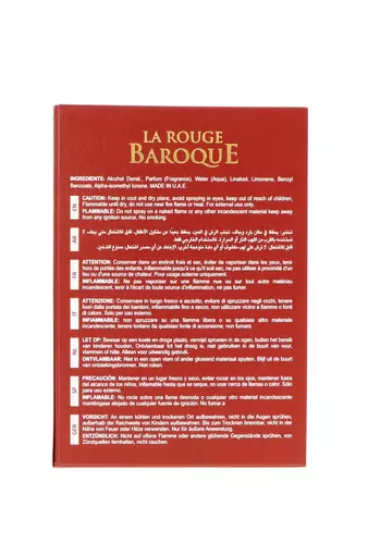 Maison Alhambra La Rouge Baroque Extreme Edp 100ml miniatura
