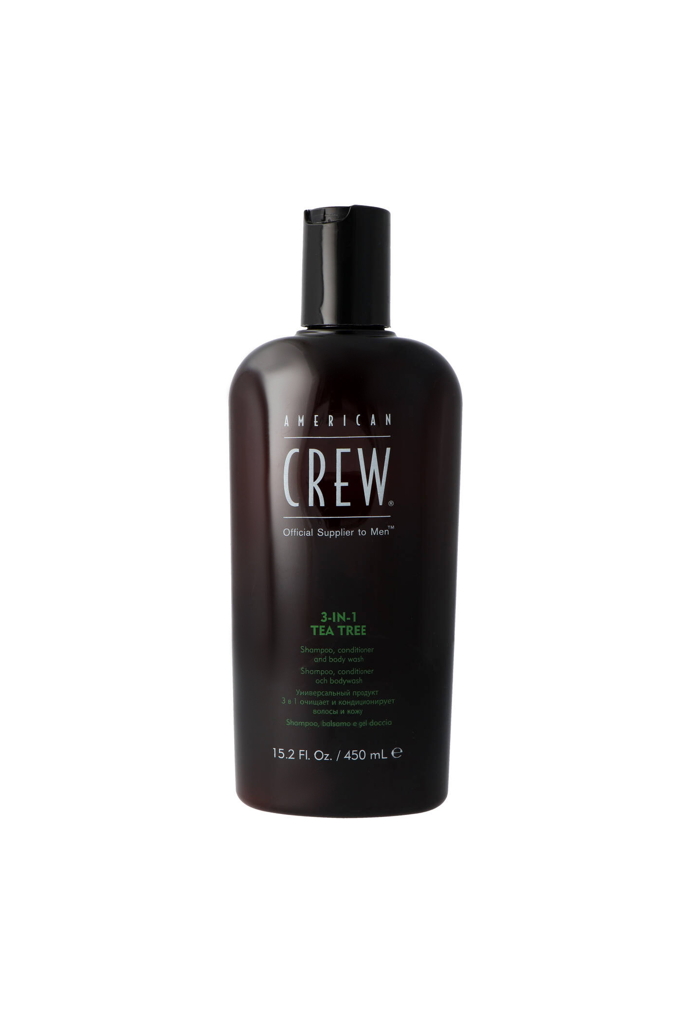 American Crew 3-in-1 Tea Tree Shampoo, Conditioner and Body Wash 450ml