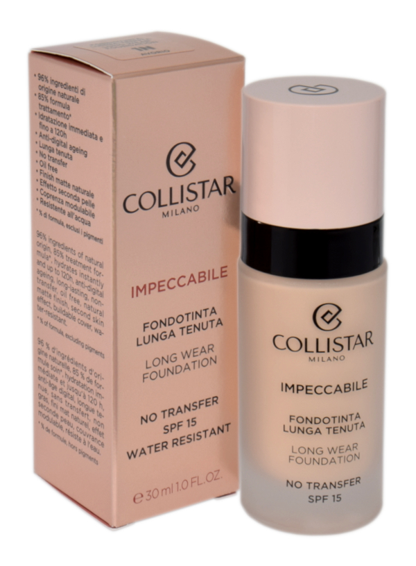 Zdjęcie produktu Collistar Impeccabile Long Wear Foundation Spf 15 1N - Ivory 30ml
