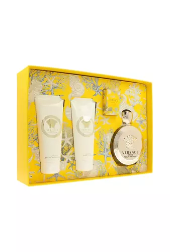 Zestaw Versace Eros Pour Femme Edp 100ml + Shower Gel 100ml + Body Lotion 100ml + Edp 5ml miniatura