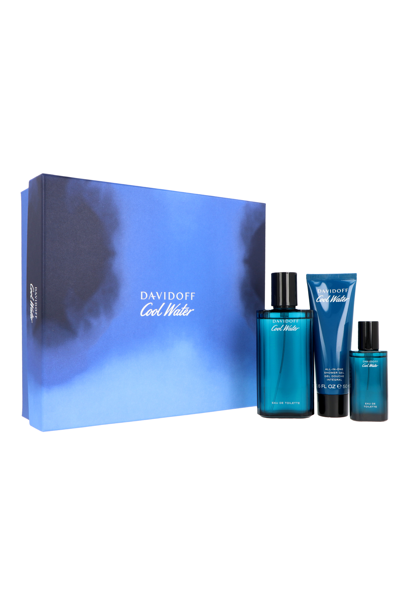 Zestaw Davidoff Cool Water Edt 75ml + Shower Gel 50ml + Edt 15ml