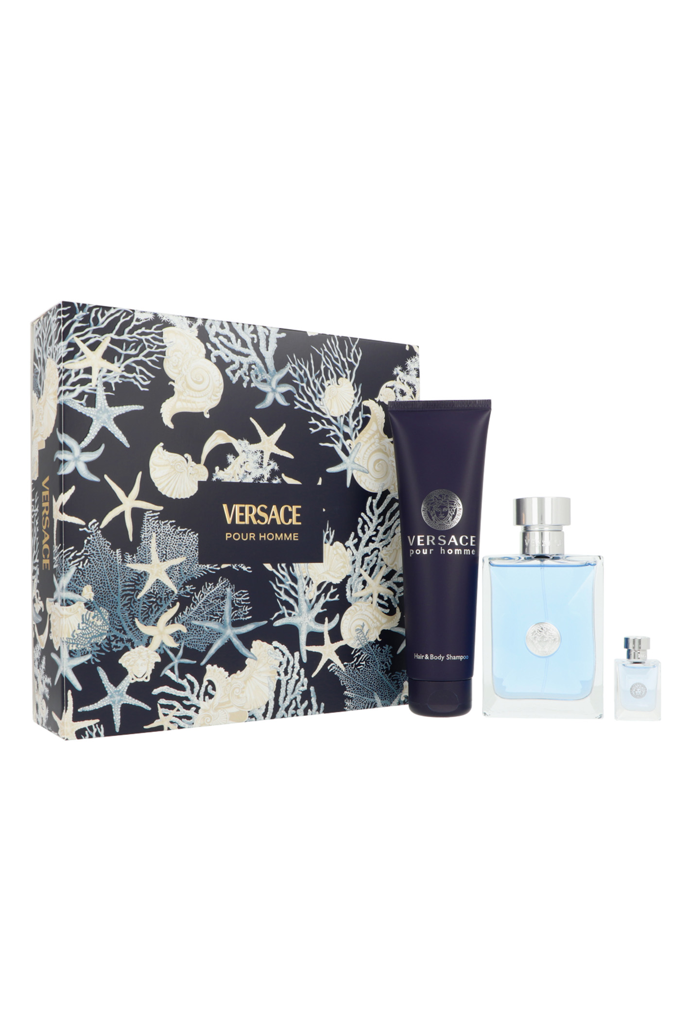 Zestaw Versace Pour Homme Edt 100ml + Shower Gel 150ml + Edt 5ml