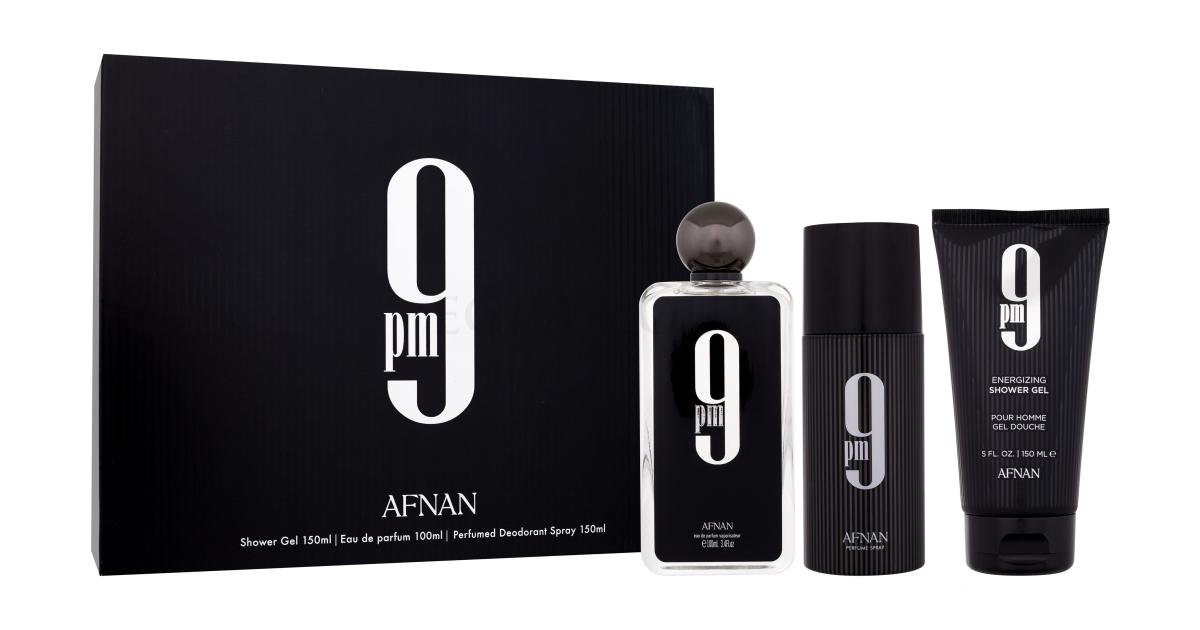 Zestaw Afnan 9 pm Edp 100ml + Shower Gel 200ml + Deodorant 250ml