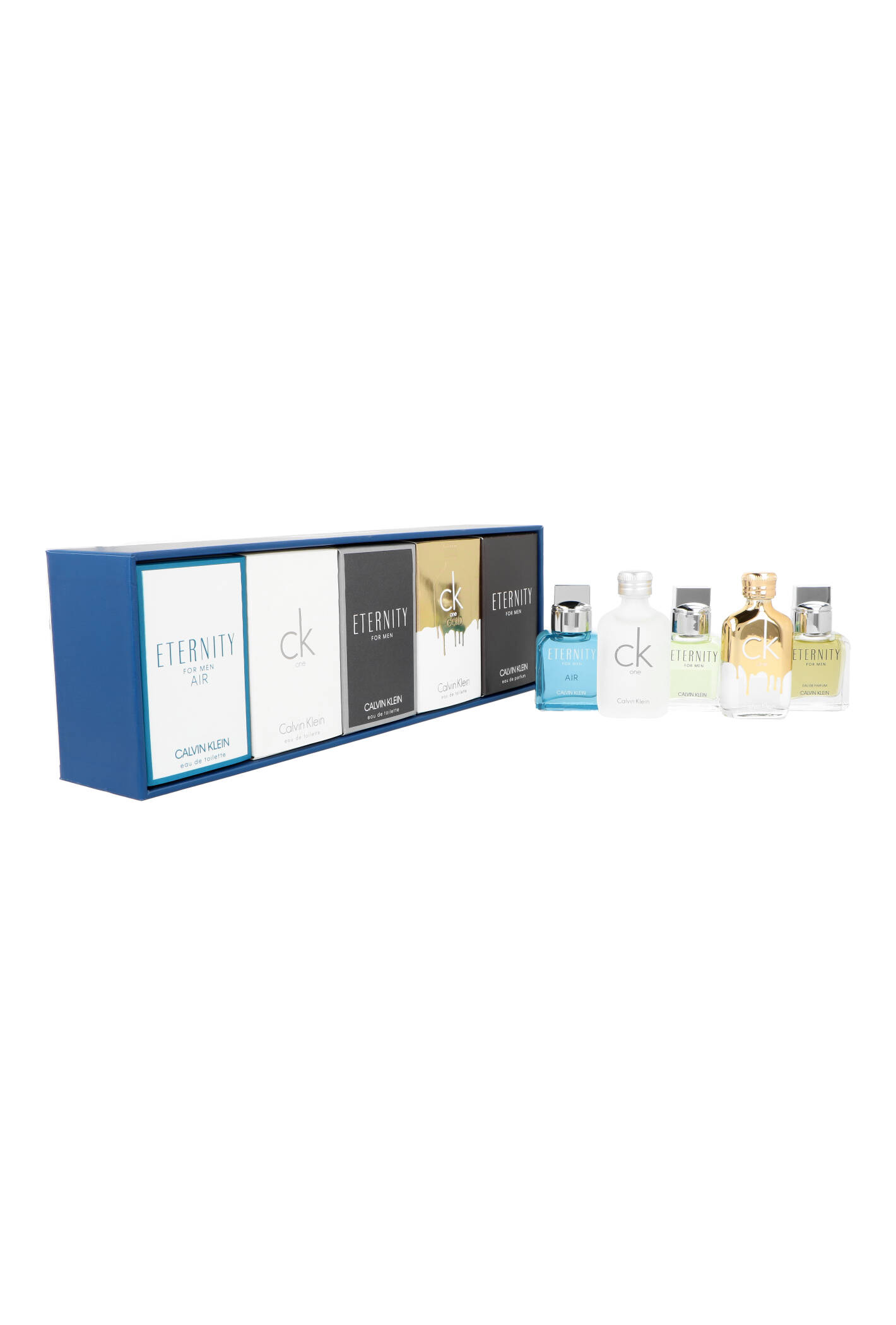 Zestaw Calvin Klein Mini Collection For Men Eternity Air Edt 10ml + CK One Edt 10ml + Eternity Edt 10ml + CK One Gold Edt 10ml + Eternity Edp 10ml
