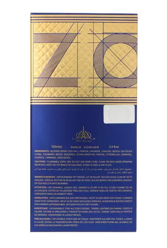 Paris Corner Zodiac Stratos Edp 100ml miniatura