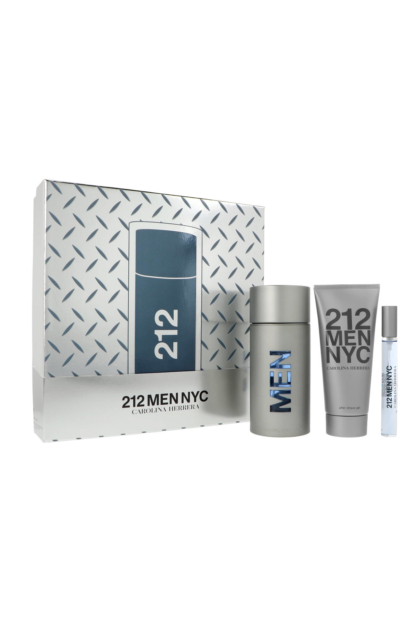 Zestaw Carolina Herrera 212 Men Edt 100ml + After Shave Gel 100ml + Edt 10ml